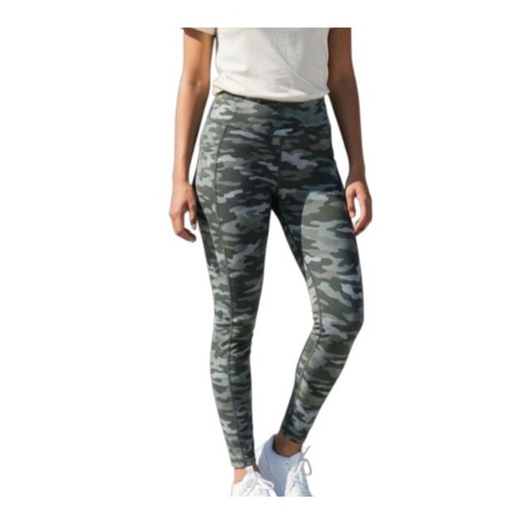 Victoria’s Secret PINK Ultimate Camo Leggings Women’s Size Small Elastic Pull On - Picture 1 of 4